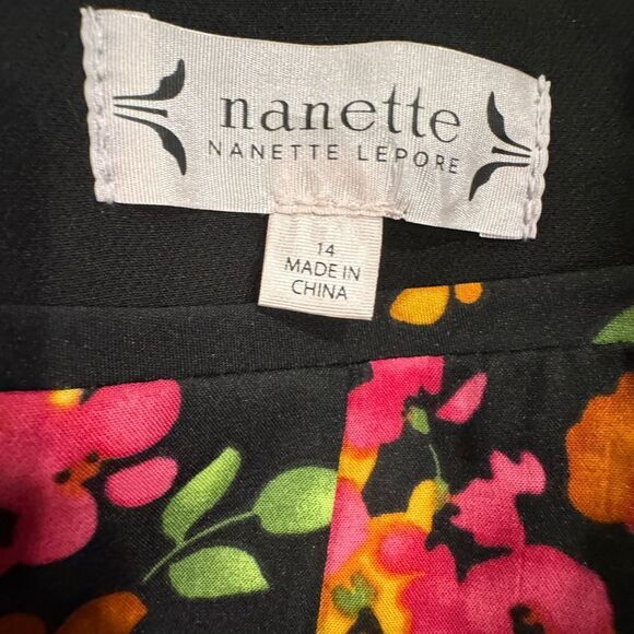 Nanette Lepore black blazer size 14 - Picture 8 of 12